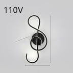 Note black 110V / White light