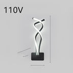 Rich black 110V / White light