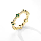 14K Gold Green Diamond / 10